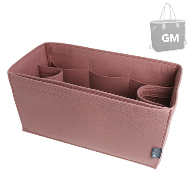 Felt Bag Organizer with Top-Closure Style for Neverfull MM and GM