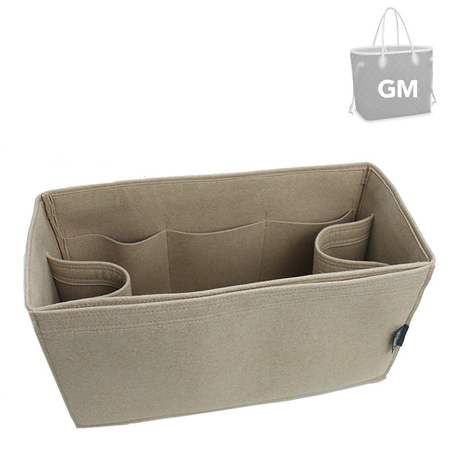 1-150/ LV-NF-GM4D) Bag Organizer for LV Neverfull GM : Double layer -  SAMORGA® Perfect Bag Organizer