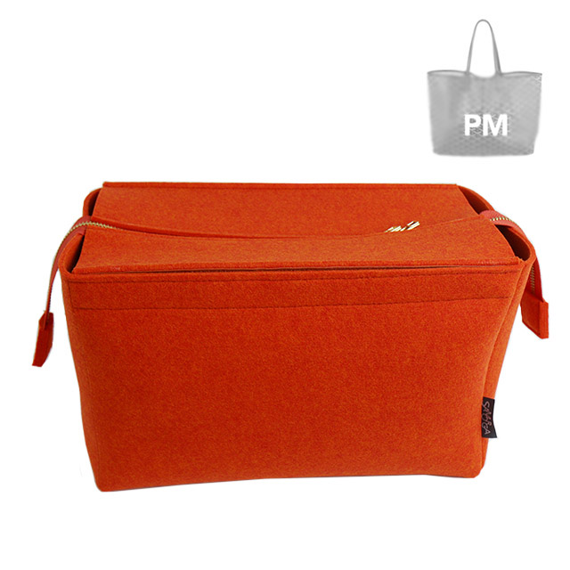 Goyard Saigon Bag MM Orange Canvas/Leather