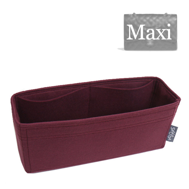(3-71/ CHA-Classic-Maxi-1D) Bag Organizer for CHA Maxi (33cm) Classic Flap  Bag : Double Layer