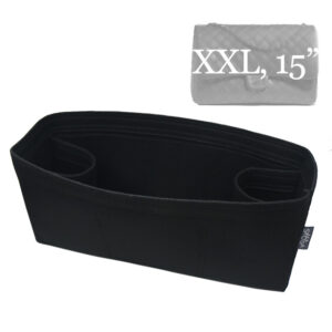 3-8/ CHA-2.55-M1D) Bag Organizer for CHA 2.55 Flap Bag Medium (28cm) :  Double Layered - SAMORGA® Perfect Bag Organizer