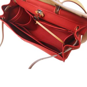 Purse Organizer for Hermes Herbag 31 Bag Organizer, Herbag 39 Insert,  Handmade 2mm Thick Premium Felt Snug Sturdy Gold Zipper (For Herbag 31  (PM), Red) - Yahoo Shopping
