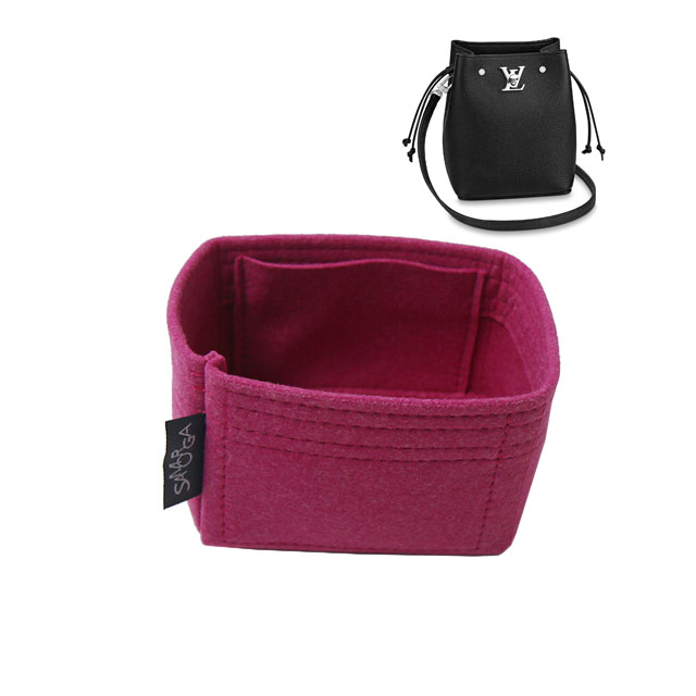 (LV-Lockme-Bucket-Nano) Louis Vuitton Nano Lockme Bucket Bag size Organizer | SAMORGA® Perfect ...