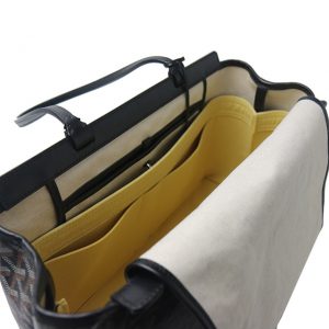  Bag Insert Bag Organiser for Goyard Bellechasse Biaude PM  (Brown w Bottle Slot) : Clothing, Shoes & Jewelry