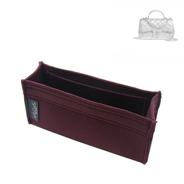 (3-80/ CHA-Classic-NEW-Mini-Top-Handle-U) Bag Organizer for CHA Classic New  Mini (20cm) Top Handle Flap Handbag