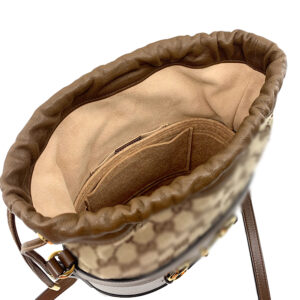NEW Premium Canvas Triomphe Bucket Bag Organizer oval Shape 
