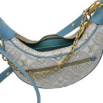  Purse Organizer for Lv Loop Hobo Bag Insert, Lv Loop Hobo GM Bag  Organizer, Handmade 2mm Premium Felt Snug Sturdy Gold Zipper (For Loop Hobo  GM, Azure Blue) : Handmade Products