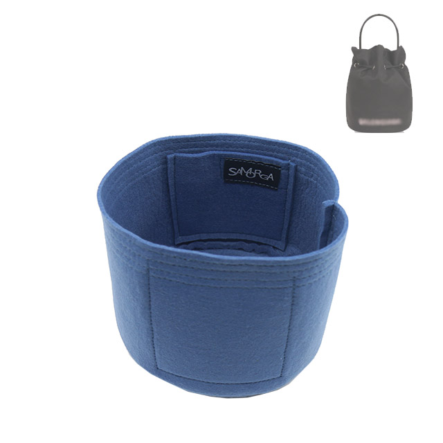 (ON SALE / Bal-Wheel-XS-Bucket-R / 2mm Dune) Bag Organizer for Wheel XS  Drawstring Bucket Bag : Raw-Edge