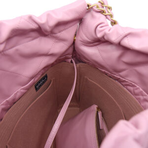 tas sling-bag Chanel Peach Lambskin CC Pearl Crush Mini Square Flap GHW Sling  Bag