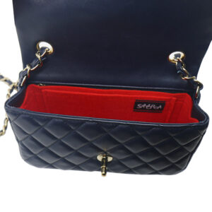 (3-79/ CHA-Classic-NEW-Mini-F) Bag Organizer for CHA Classic New Mini  (W20cm) Flap Handbag : F-Type