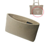 (*ON SALE / 2.55-Shopping-DS / + Removable Zipper Top / 2mm Brown) Bag  Organizer for CHA 2.55 Shopping Tote