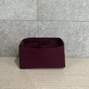 (ON SALE / CHA-Vanity-Pouch / 1.2mm Burgundy) Bag Organizer for CHA Classic  Vanity Pouch