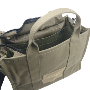 MJ Tote Bag Suedette Regular Style Leather Handbag Organizer (Beige) (More  Colors Available)
