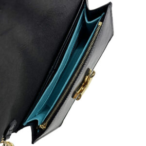 Twist Belt Wallet On Chain leather crossbody bag