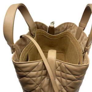 For [Telfar Shopping Bag] Insert Organizer Liner (Style D) Dark Brown