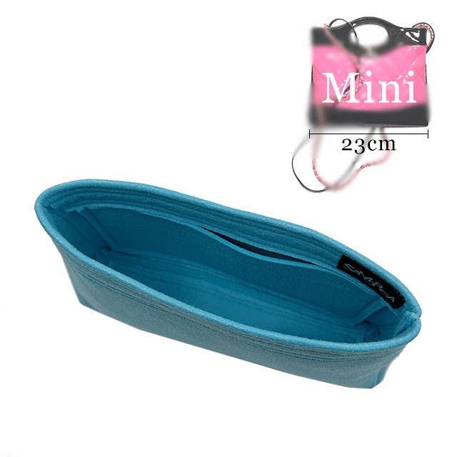 (ON SALE / 3-263/ CHA-31-Mini / +1 Lip Pocket / 2mm Black) Bag Organizer  for CHA 31 Mini Shopping Bag