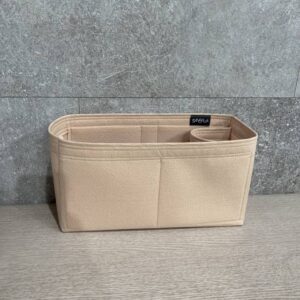 (ON SALE / 12-12/ BV-Arco-Tote-37 / 1.2mm LV Leather Beige) Bag Organizer  for BV Small Arco Tote 30cm
